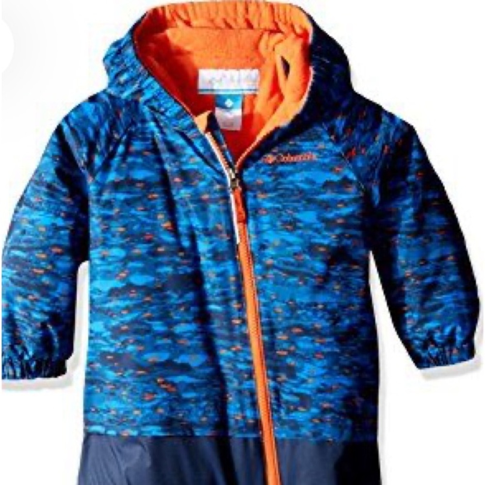 Toddler one piece snowsuits in excellent condition.